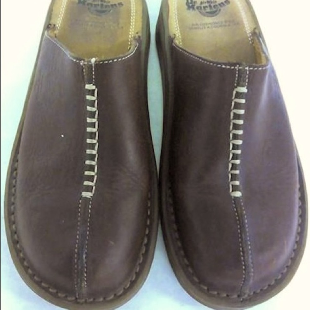 Dr. Martens Brown closed toe slides UK5 US6M, US7L